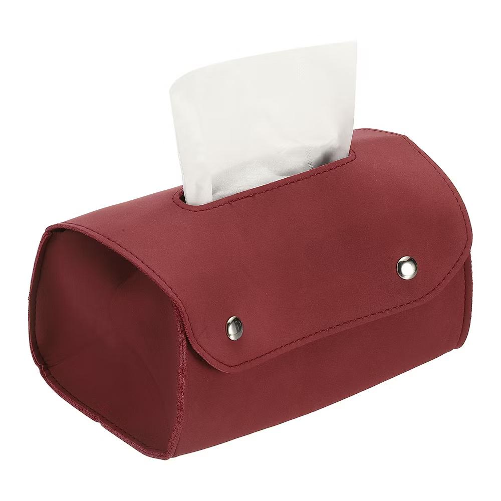 PU Leather Home Car Office Decorative Rectangular Tissue Box Cover - Image 16