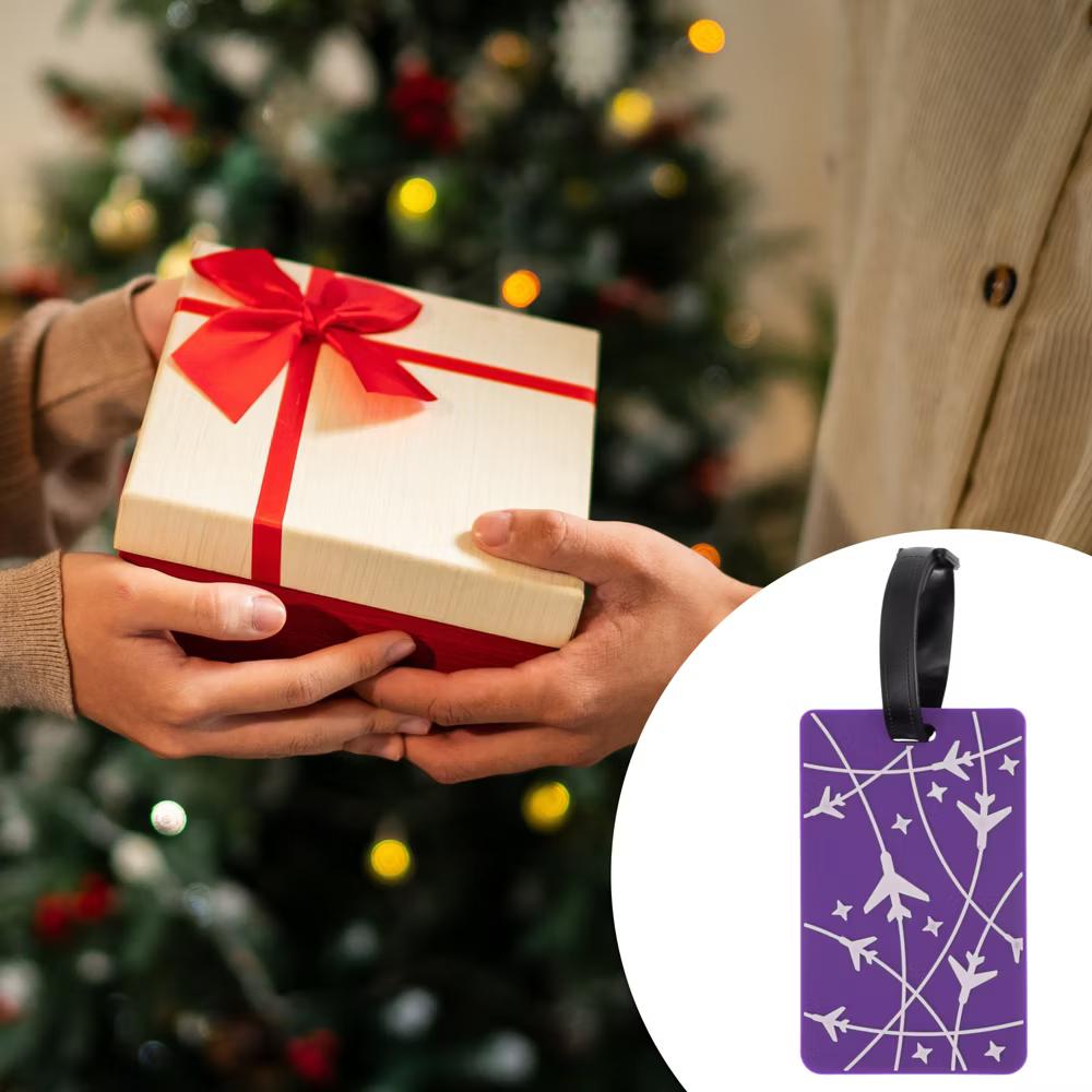 Airplane Lines Pattern Luggage Tag 1 Pc - Image 12
