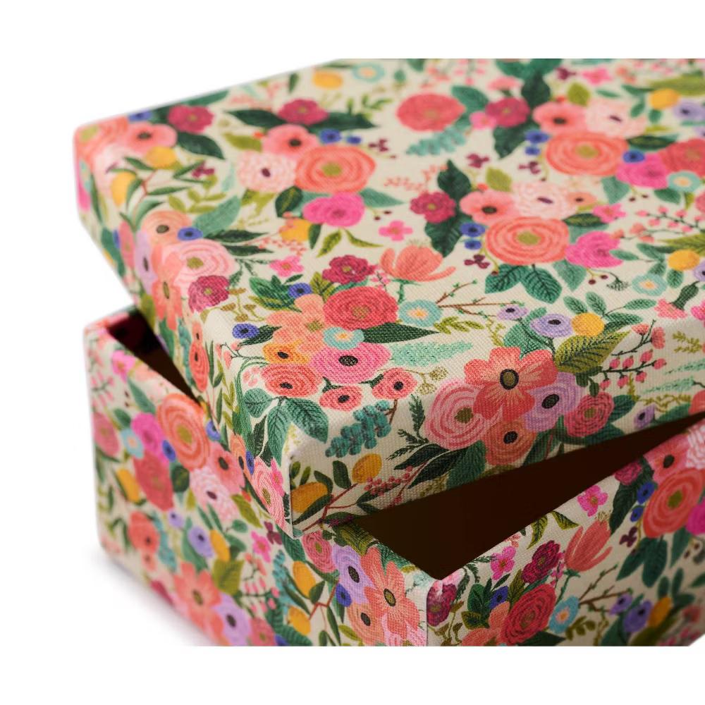 . Garden Party Fabric Storage Box - Image 2