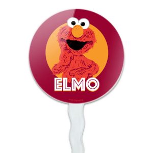 Elmo Scribble Cupcake Picks Toppers Decoration Set of 6