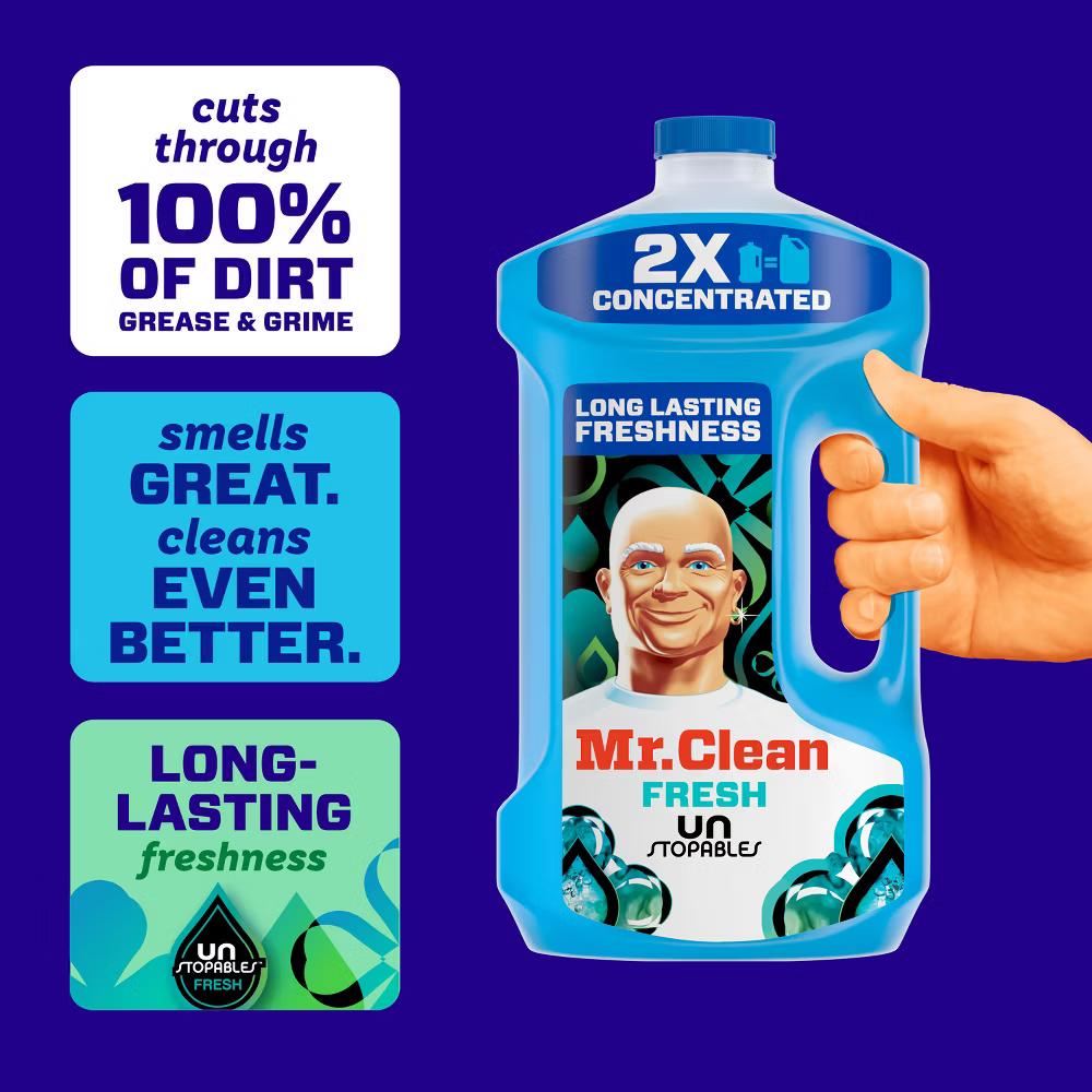 Mr. Clean Fresh Dilute Unstopables Multi-Surface Cleaner - Image 15