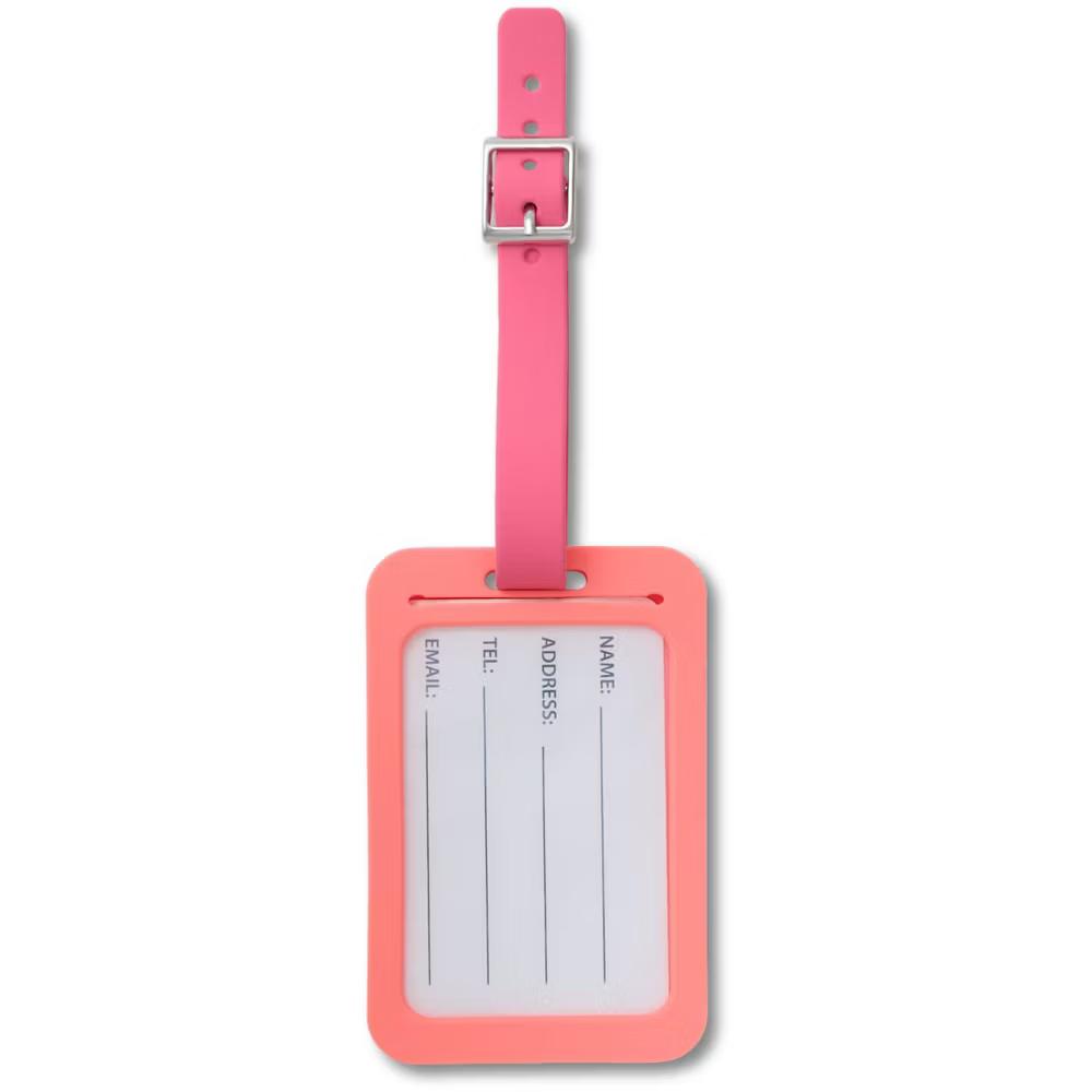 Crocs Bag Accessories Rectangle Luggage Tag, Organizer Pouches for Totes, Backpacks and Belt Bags
