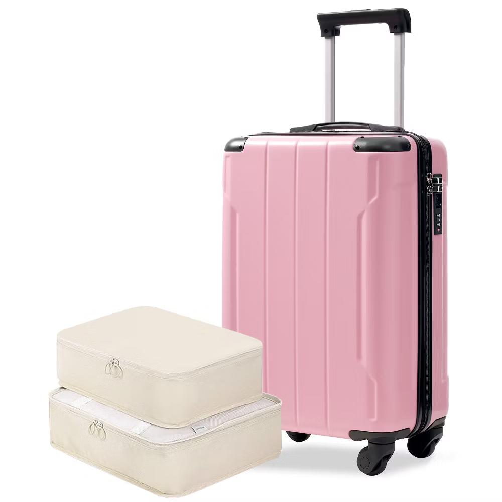 20" Hardshell Carry-On Luggage with 2 Packing Cubes & Spinner Wheels & TSA Lock, Lightweight ABS Suitcase - ModernLuxe - Image 62