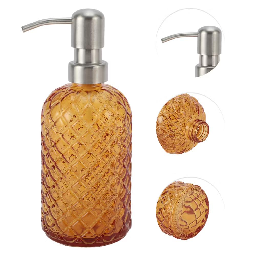 Simple Cylindrical Soap Pump Dispenser 400ml 1 Pc - Image 47