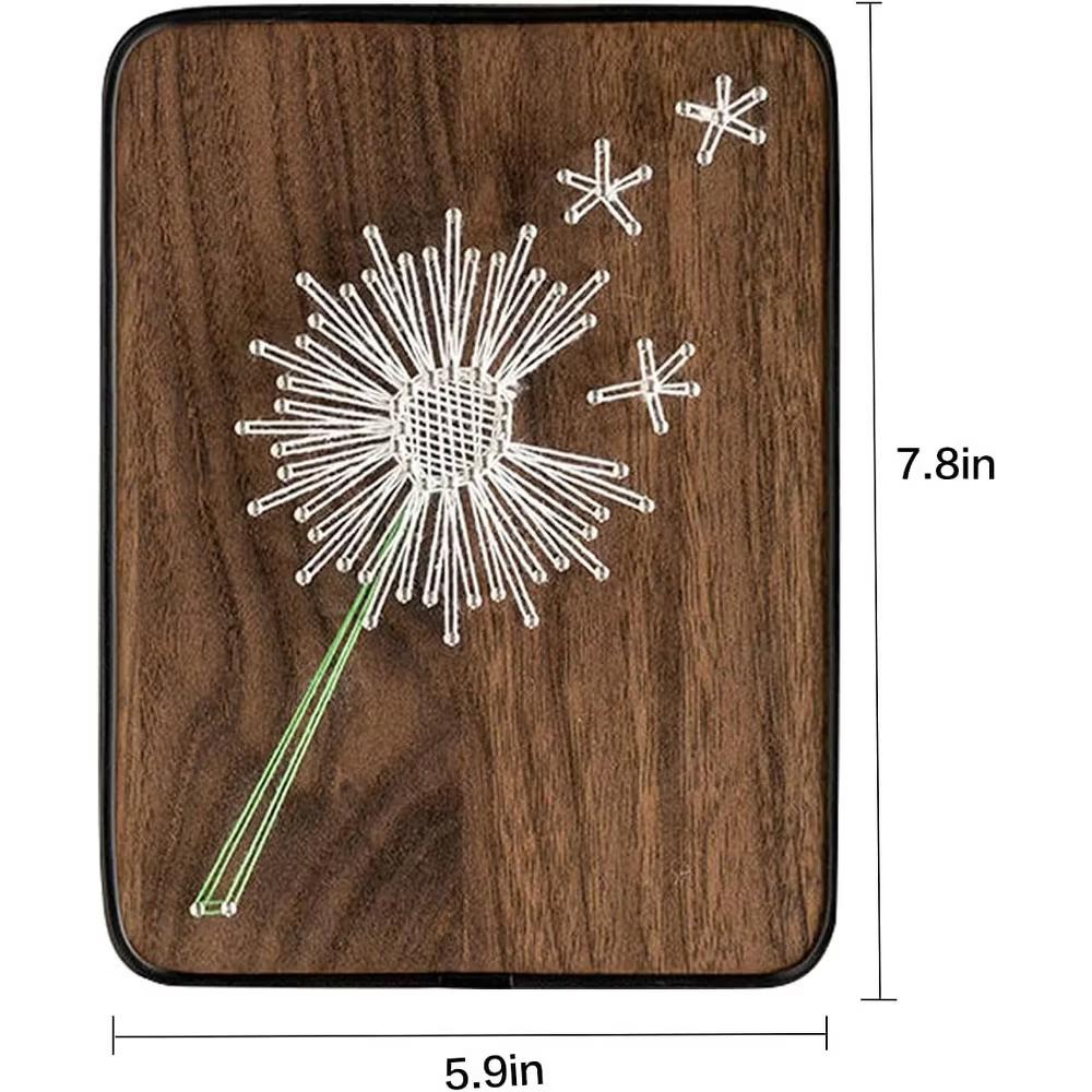 Wizardi String Art DIY Kit - Dandelion. Wizardi Craft Kit F07-M12-3-DHBC18330 - Image 4