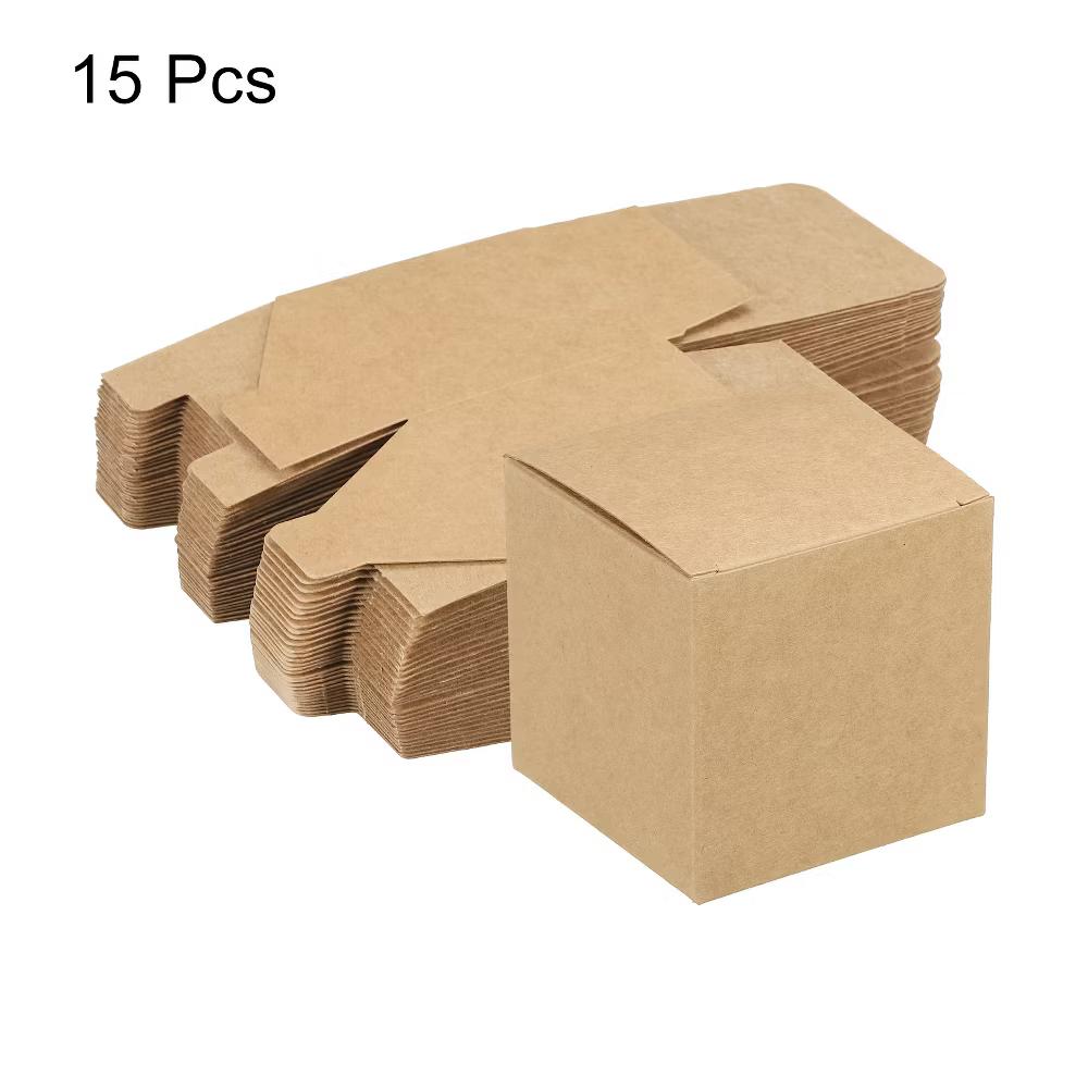 Recycled Corrugated Paper Craft DIY Gift Boxes 15 Pcs - Image 26