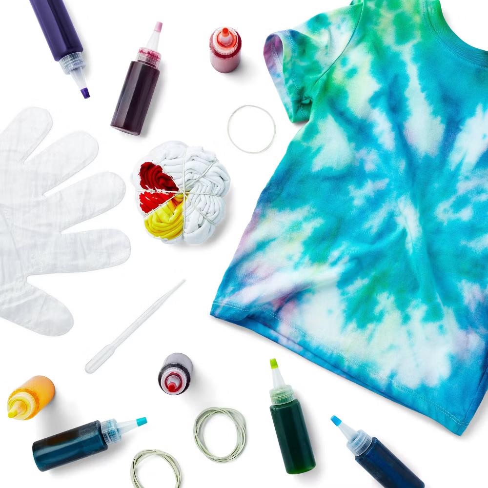 Give It A Swirl Tie Dye Kit - DIY Art Kit, 59 Pieces, Includes Dyes & Gloves, Ages 12 - Image 4