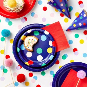 10ct 5" Confetti Dots Party Hats