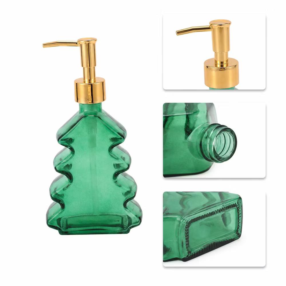 Christmas Tree Shape Pump Soap Dispenser 1 Pc - Image 11