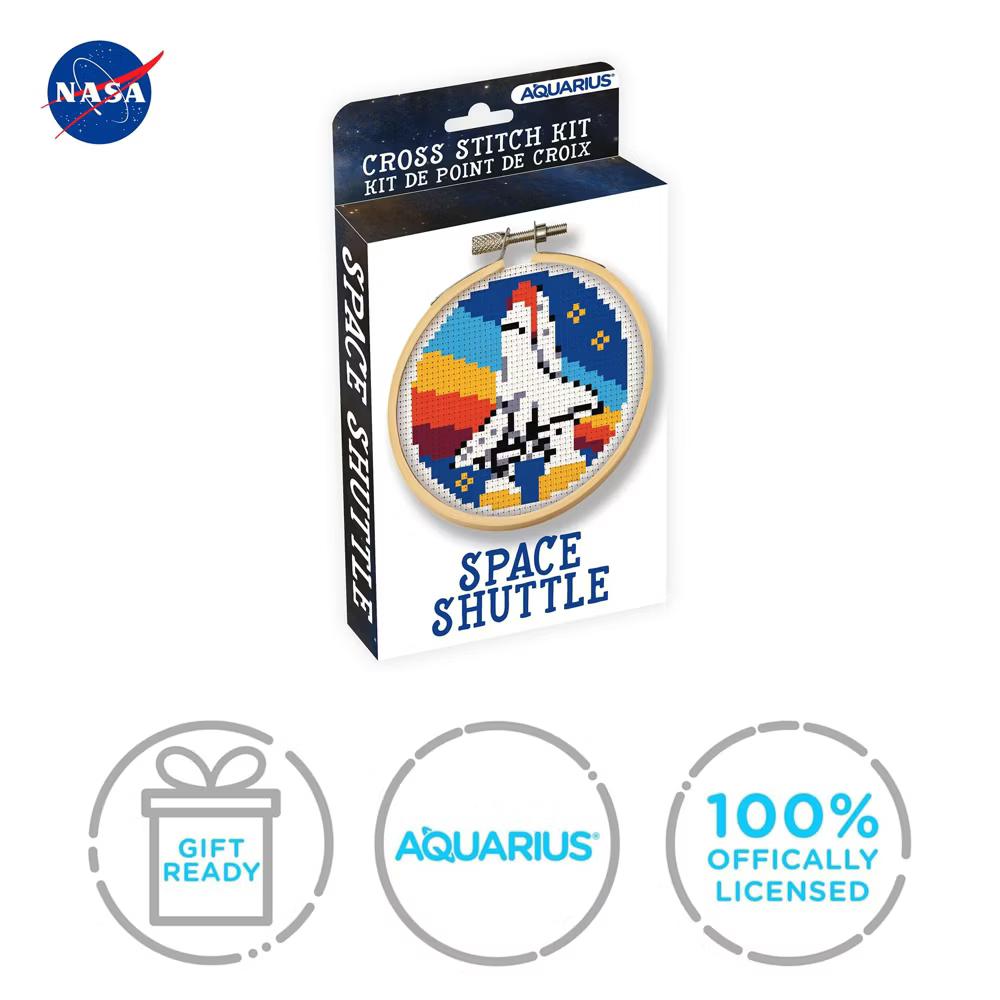 NMR Distribution NASA Space Shuttle Cross Stitch Embroidery Kit | 3.5 Inches - Image 2