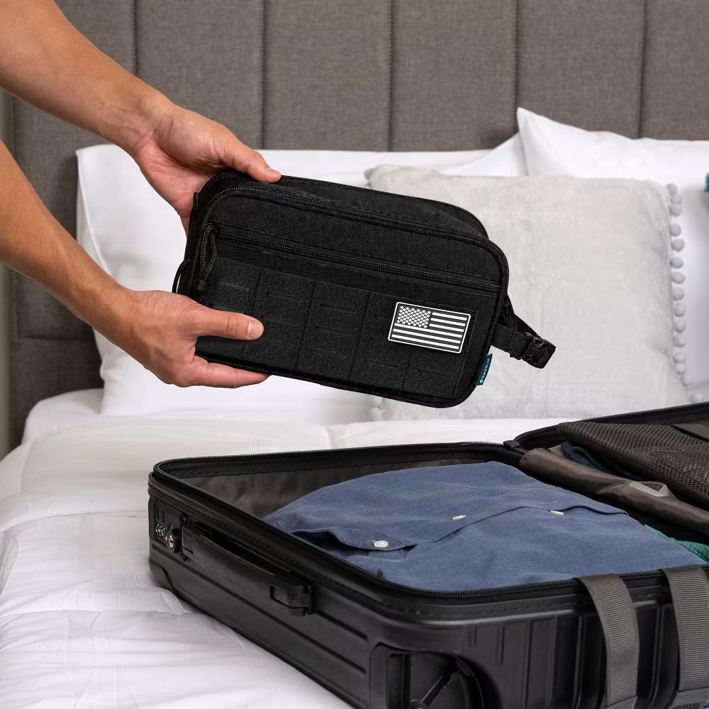 Tactical Toiletry Bag for Men, Hygiene Travel Bag, Military Dopp Kit, Water Resistant Molle Pouch, Shaving Grooming Organizer Case - Image 9