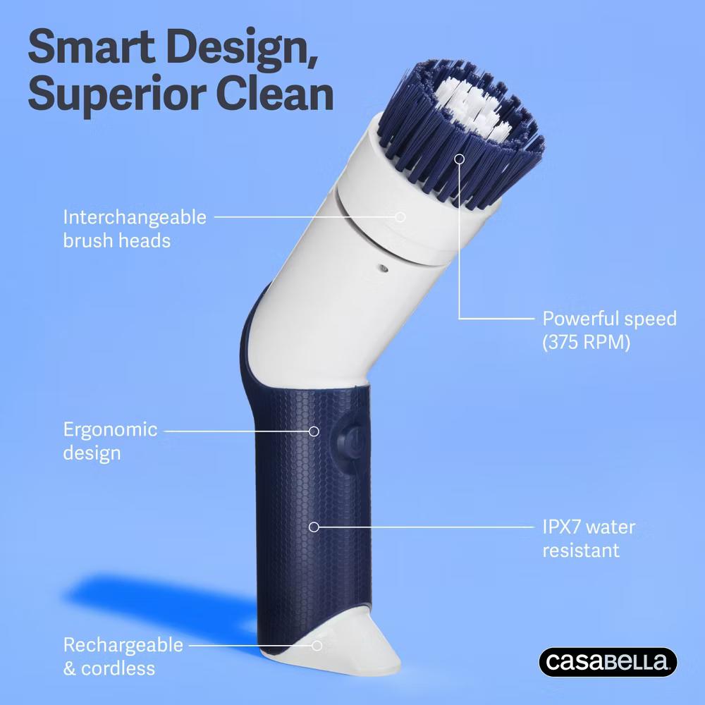 Casabella Power Spin Handheld Scrubber - Image 10