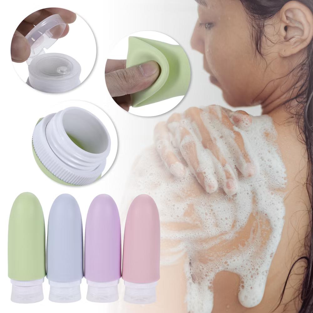 Refillable Silicone Travel Container Set 4 Pcs - Image 7