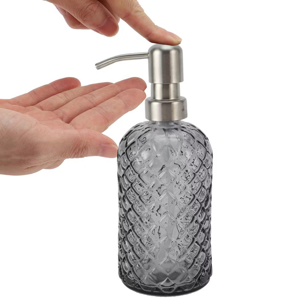 Simple Cylindrical Soap Pump Dispenser 400ml 1 Pc - Image 21