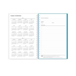 Blue Sky 5"x8" 2026-2027 Student Planner Dalla Weekly/Monthly Spiral NonTabbed