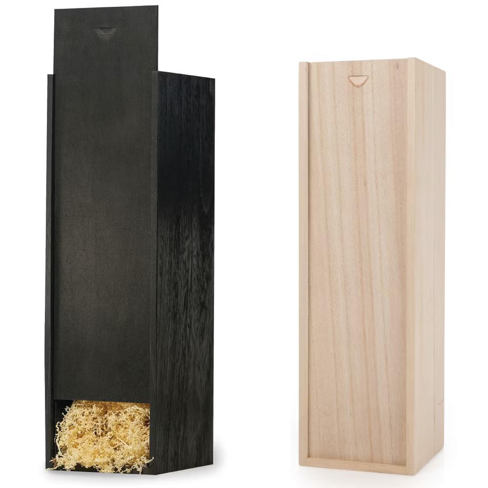 Twine Paulownia Bottle Wood Decorative Wine Box - Image 5