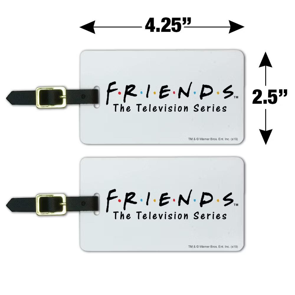 Friends Logo Luggage ID Tags Set of 2 - Image 4