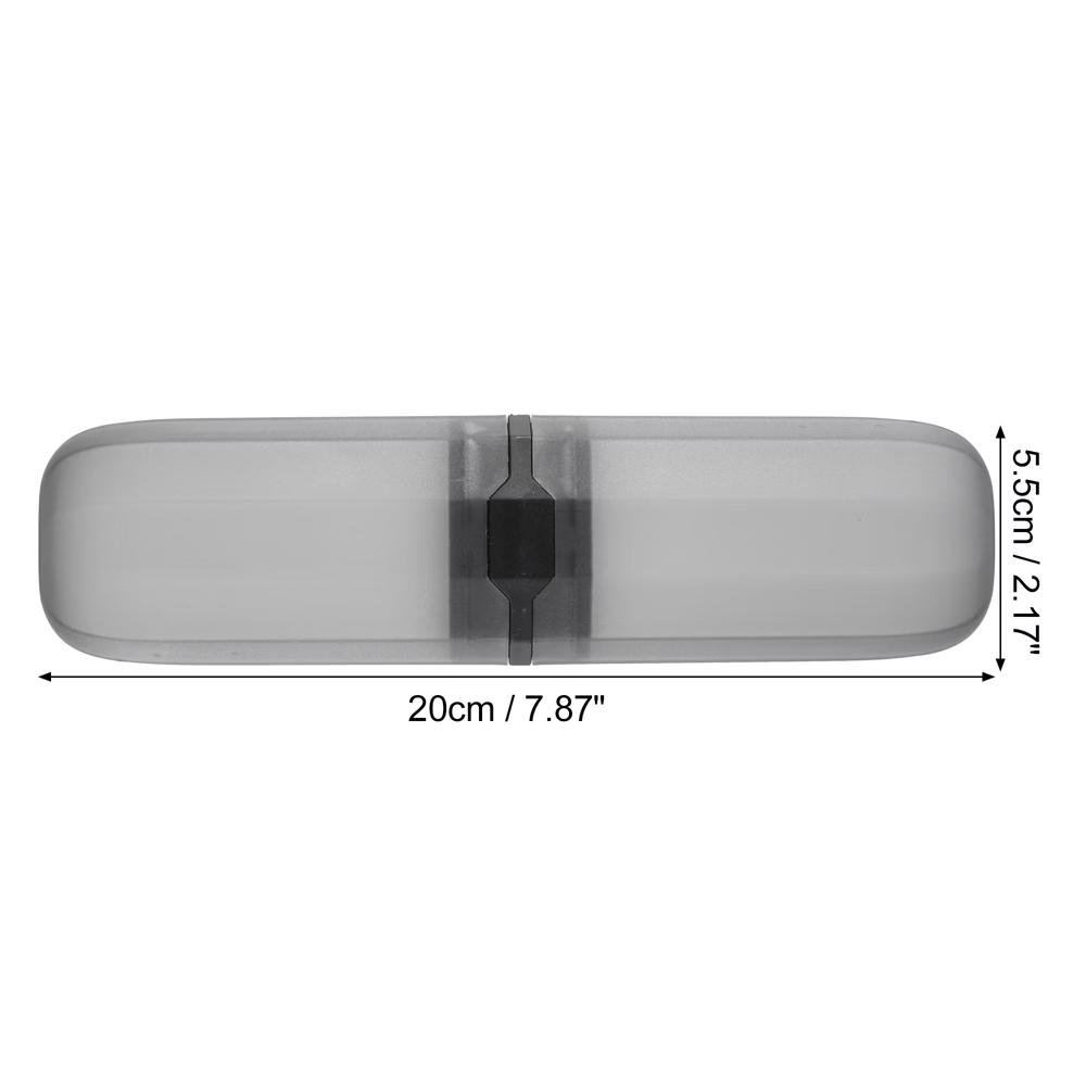 Toothbrush Travel Case Traveling Plastic Portable Toothbrush Holders Cases 7.87"x2.17" 1 Pcs - Image 2