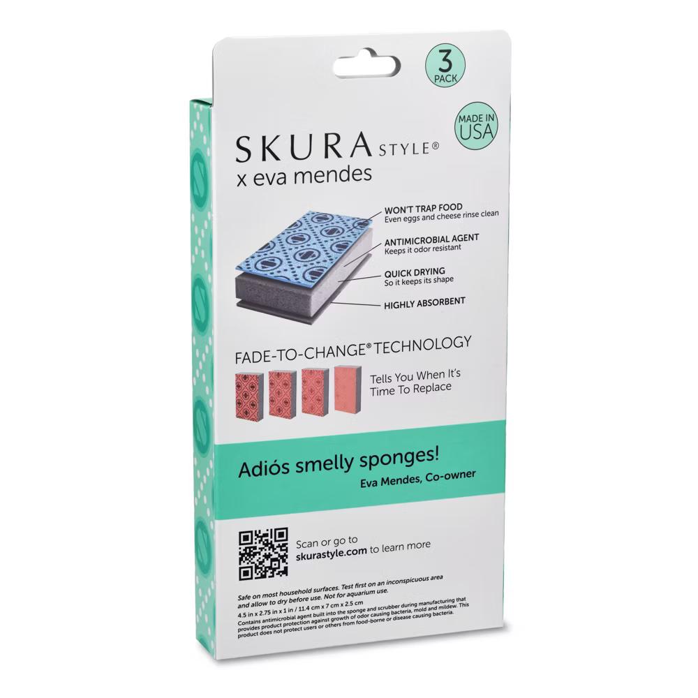 Skura Style Eva Mendes Skrubby Sponges – 3pk - Image 5
