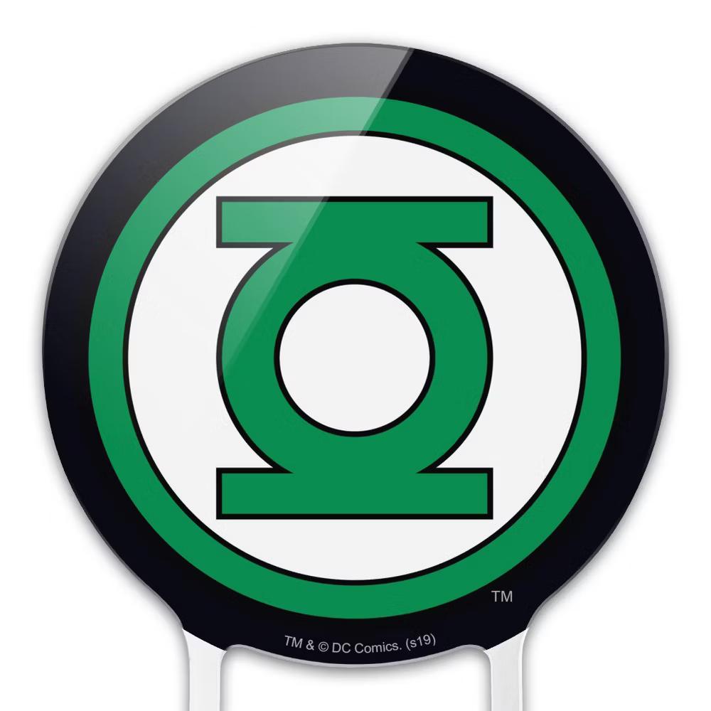 Green Lantern Logo Acrylic Cake Topper - Image 6