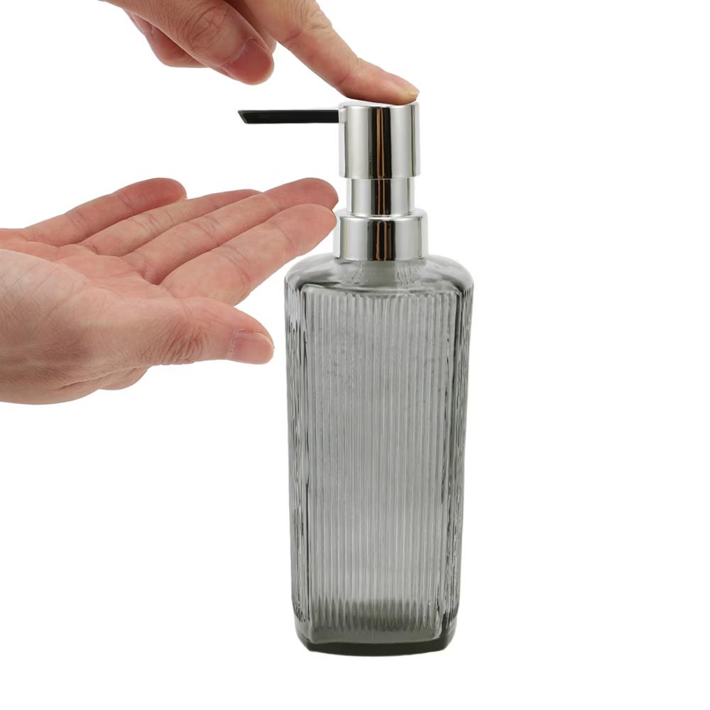 Classic Vertical Lines Soap Pump Dispenser for Bathroom 350ml 1 Pc - Image 33