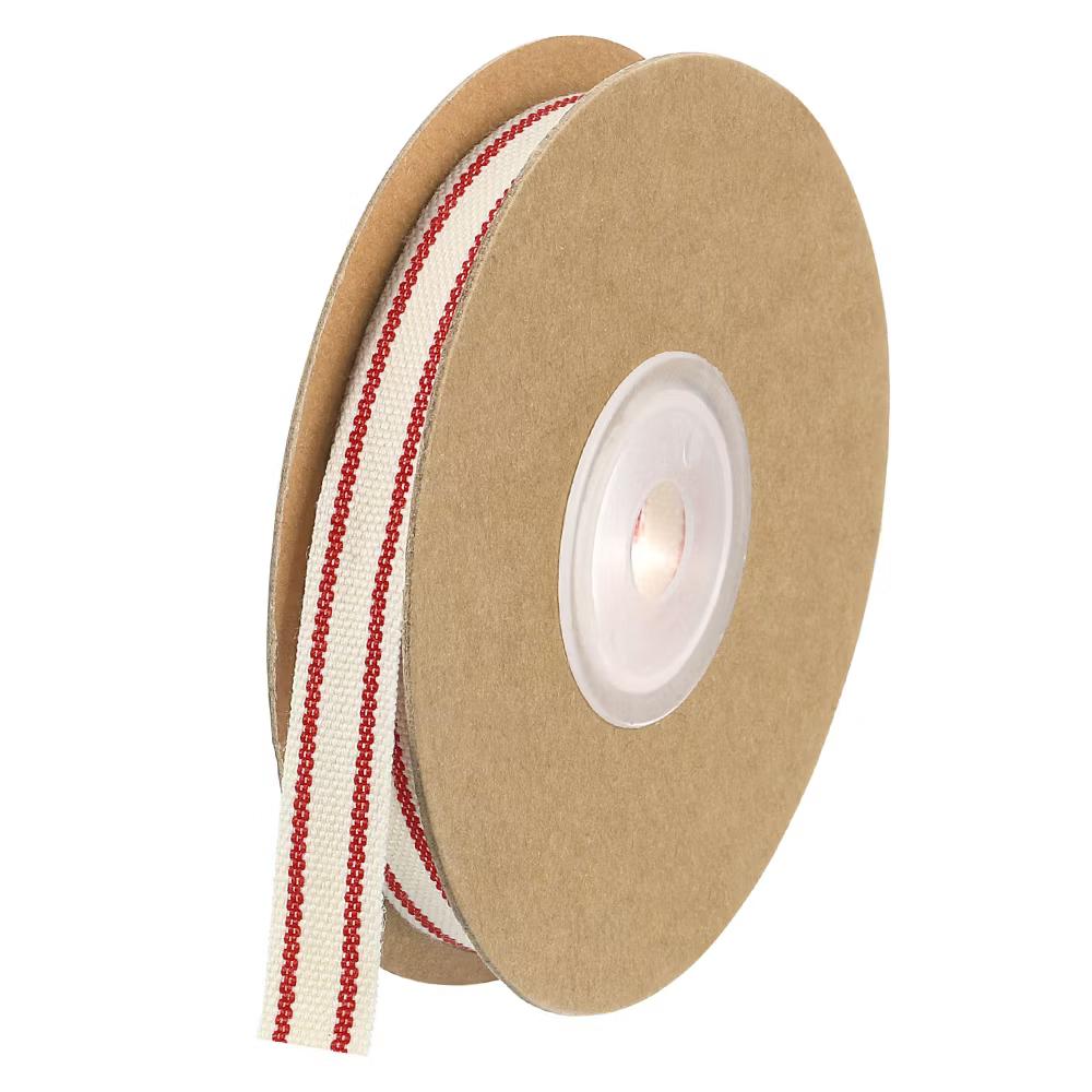 Cotton Fabric Striped Grosgrain Craft Embellishments Ribbon 10 Yard
