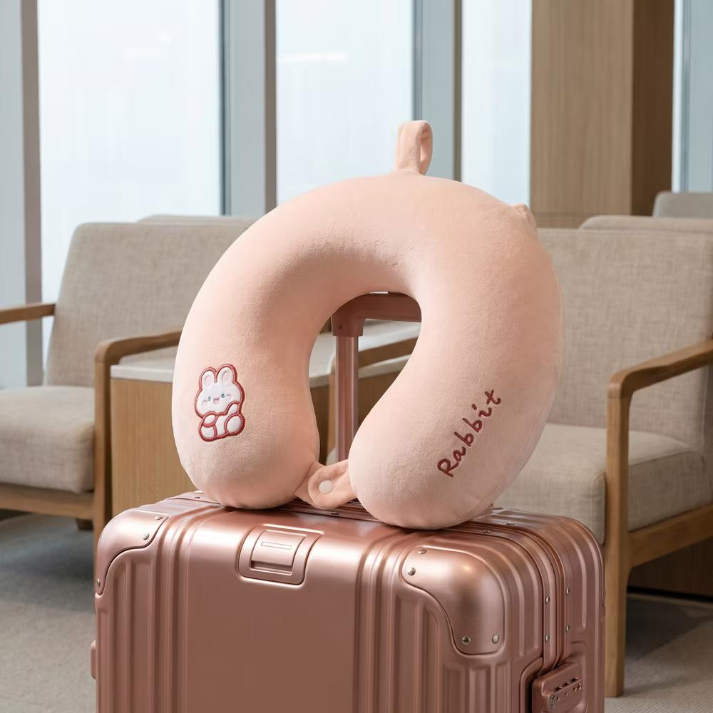 Cut Animal Pattern Memory Foam U-Shape Travel Lightweight Travel Neck Pillows 13x11in 1 Pc - Image 19