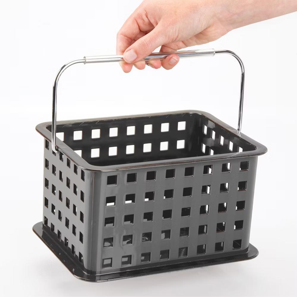 Portable Small Shower Caddy for Dorm or Bathroom, 3-Pack, White - Image 21