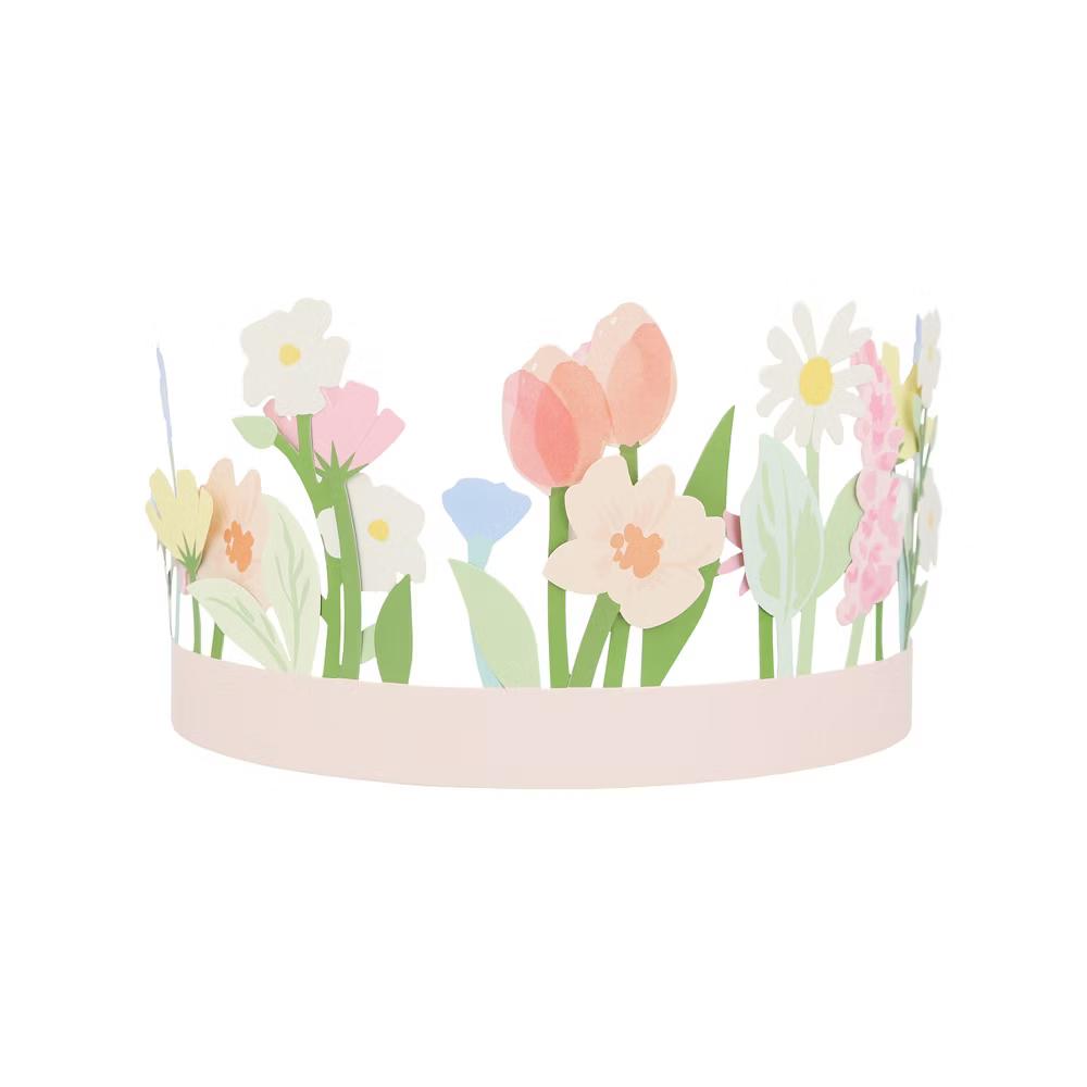Flower Cake Wrap & Toppers (Pack of 7) - Image 2
