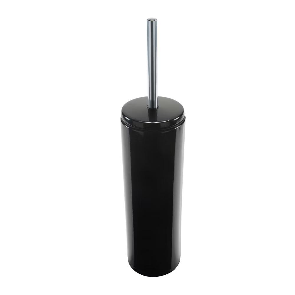 Deluxe Premium Aluminum Handle Toilet Brush with Fully Removable Liner Black - Image 7