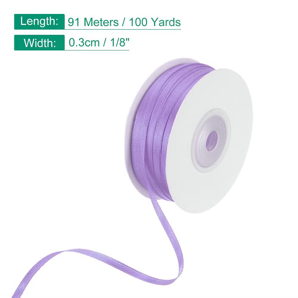 Silky Smooth Soft Shiny Fabric Ribbons - Image 43