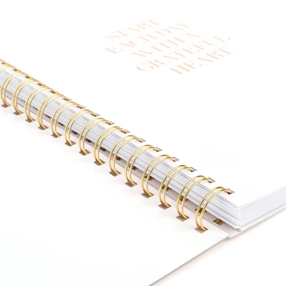 Essentials 8.5"x11" Large Wirebound Frosted Poly 2026-2027 Weekly/Monthly Planner Dusty Blue - Image 8