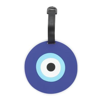 Circles Luggage Tag Blue 1 Pc - Image 5