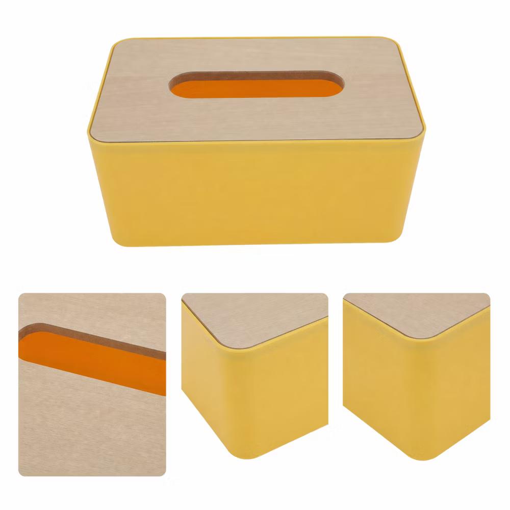 Wooden Lid Tissue Box Cover 1 Pc - Image 22