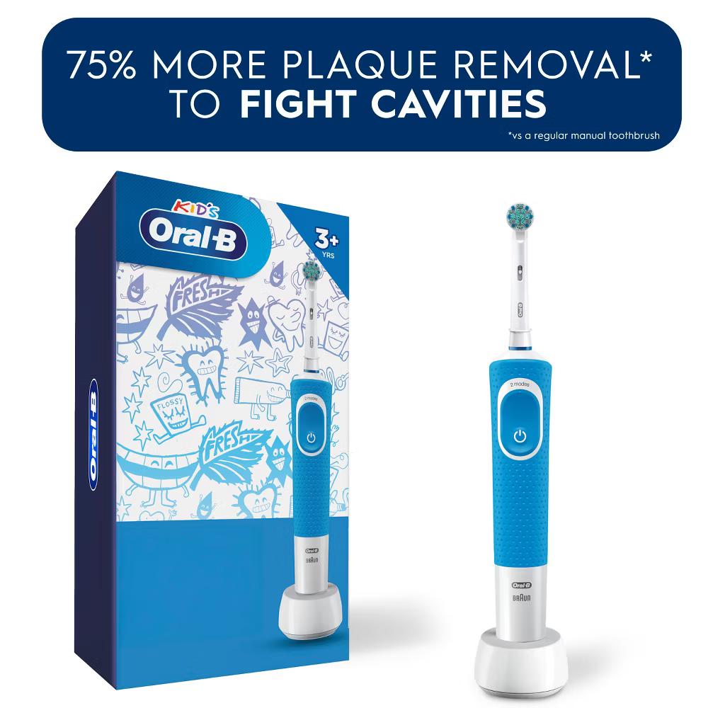 Kids' Electric Toothbrush with Sensitive Brush Head and Timer - Image 13