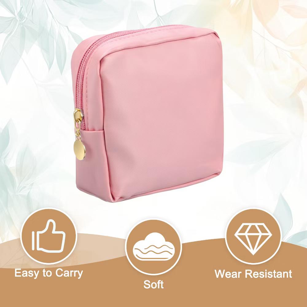 Storage Organize Travel Mini Cute Square Makeup Bag - Image 26