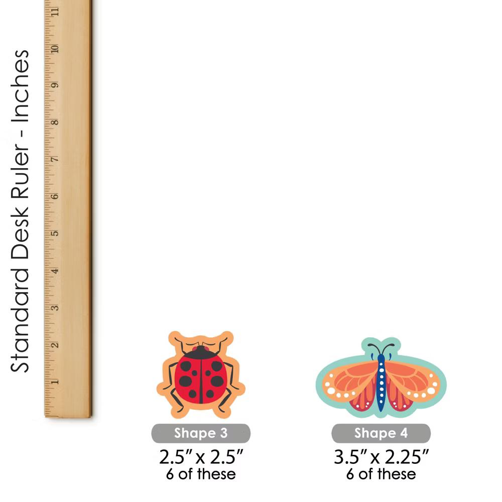 Buggin' Out - Dessert Cupcake Toppers - Bugs Birthday Party Clear Treat Picks - Set of 24 - Image 7