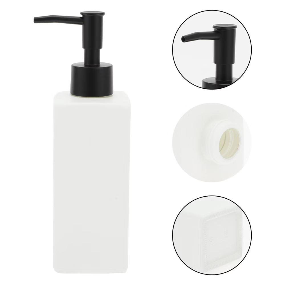 Elegant Square Soap Pump Dispenser for Laundry Rooms 350ml 1 Pc - Image 17