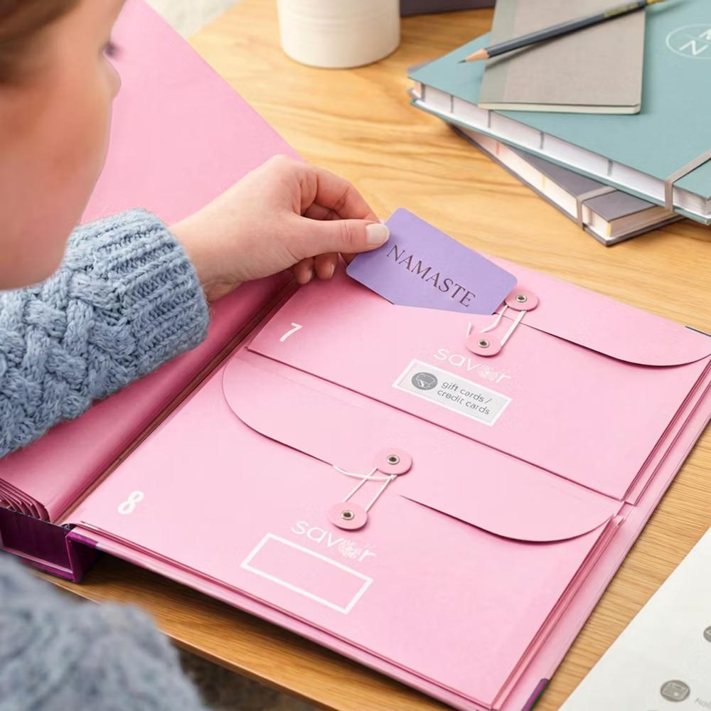 10-Pocket Expanding File Folder Organizer – A4/Letter Size Accordion Document Holder with Elastic Closure & Labels – Durable Acid-Free Paper - Image 12