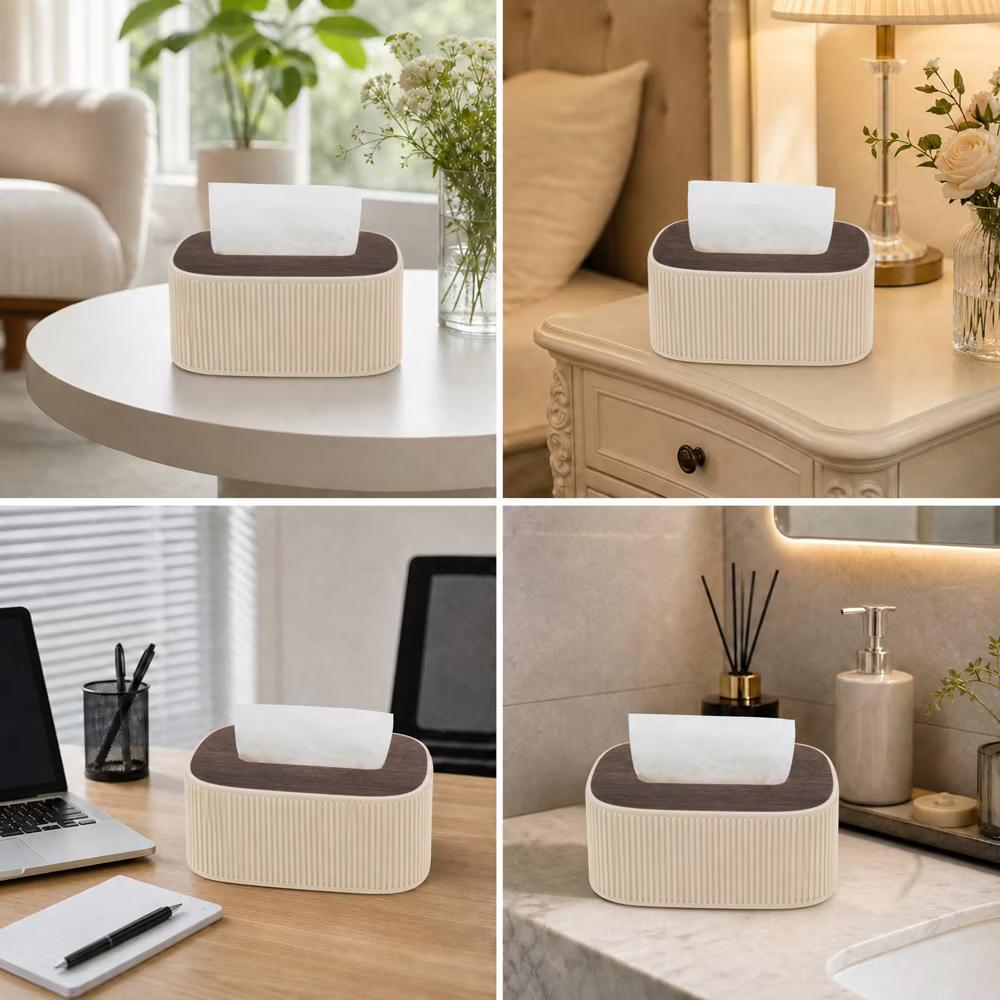 Vertical Stripes Spring Design Tissue Box Cover 1 Pc - Image 14