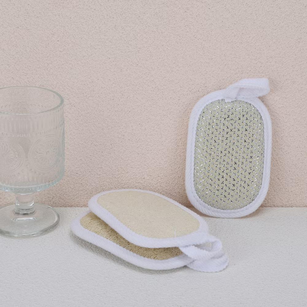 Double-sided Rectangular Wood Pulp Sponge Dish Washing Cloth 3 Pcs - Image 39