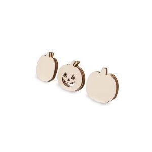 9pk Blank Wood Sets Pumpkin