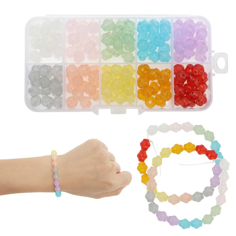 8x9mm Date Beads for Bracelets for Bracelet Making DIY Crafts Assorted Color 150Pcs - Image 5