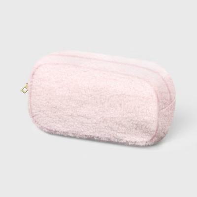 Single Zip Pink Pencil Pouch - Image 3