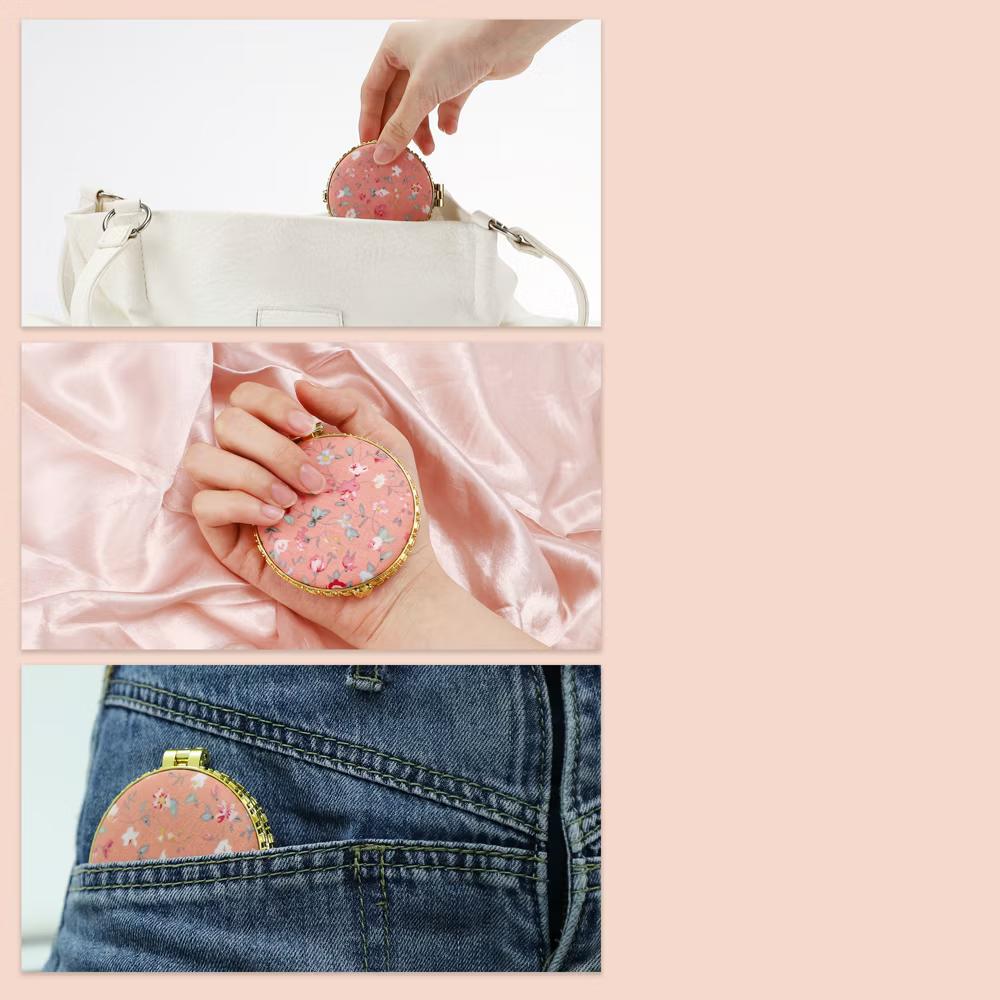 Compact Portable Round Mini Mirror for Purse 1 Pc - Image 15