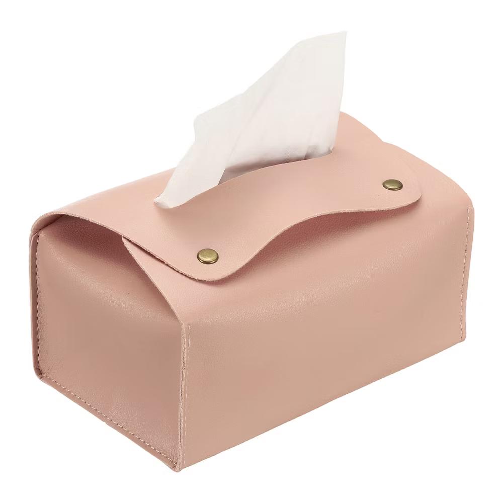 PU Leather Home Car Office Decorative Tissue Box Holder - Image 17