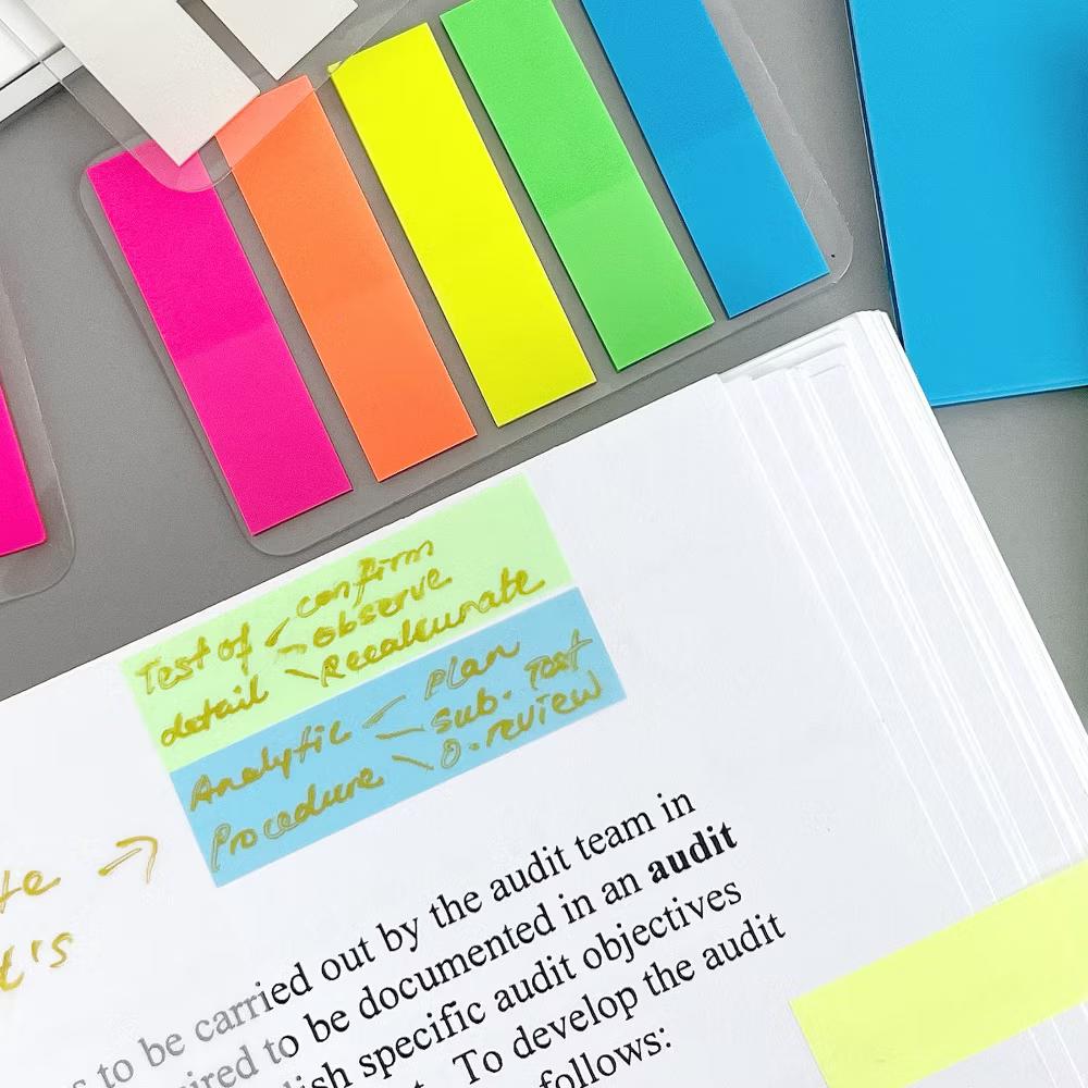 500pcs Transparent Sticky Notes Set, Memo Note Pads, Book Tabs, Page Markers, Sticky Notes, School and Office Supplies - Image 7