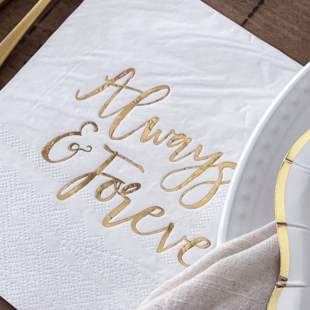 Always & Forever 72 Piece Party Tableware Set (24 Guests) | 00247NA-KIT - Image 5