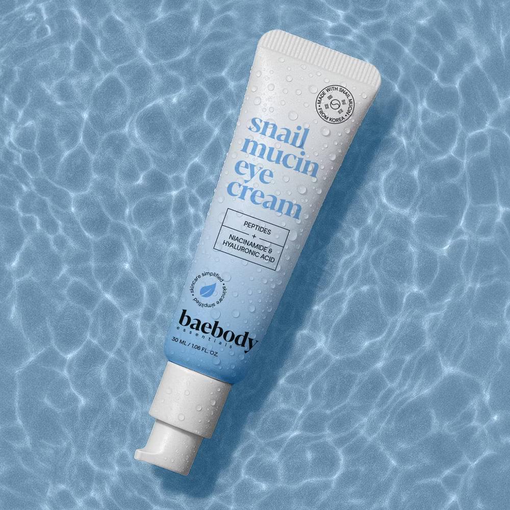 Baebody Snail Mucin Eye Cream - 1.06 fl oz: Plumping, Soothing, Hydrating, Paraben-Free - Image 2