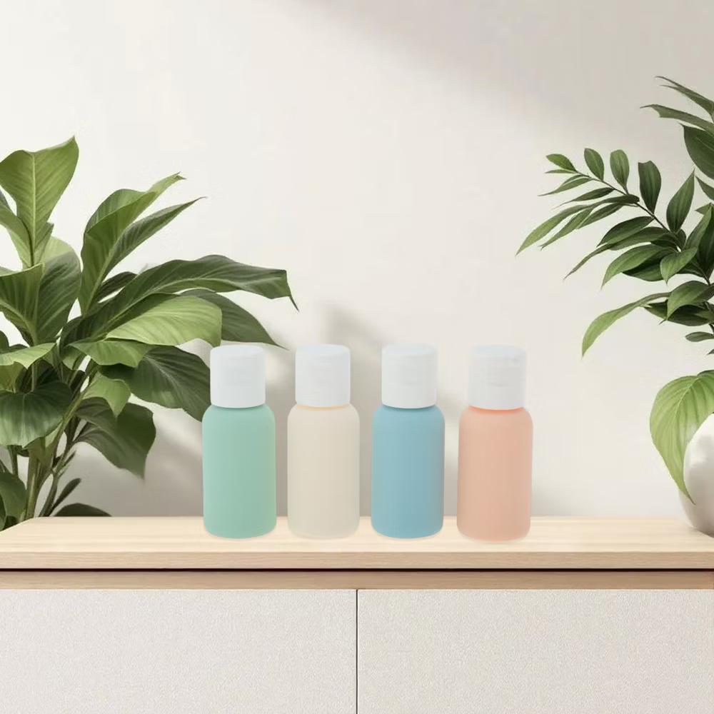 Portable Travel Container Set Blue Pink 4 Pcs - Image 3